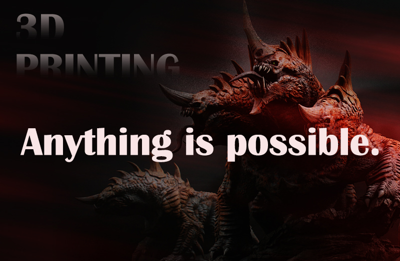 What can be done with 3D printing, this black technology ?