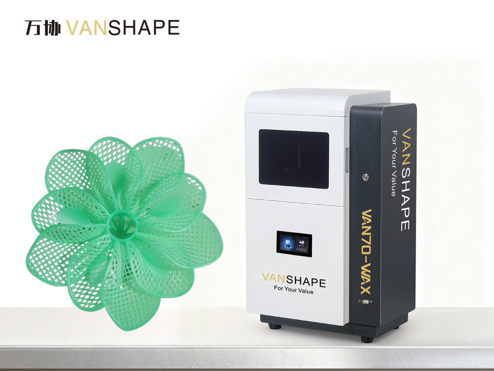 M. PR.VAN70-Wax 3D printer with 14K high-definition resolution for casting print